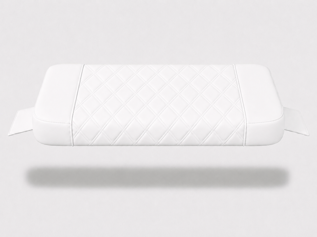 CMJ Double Diamond Cooler Cushion with Matching Piping