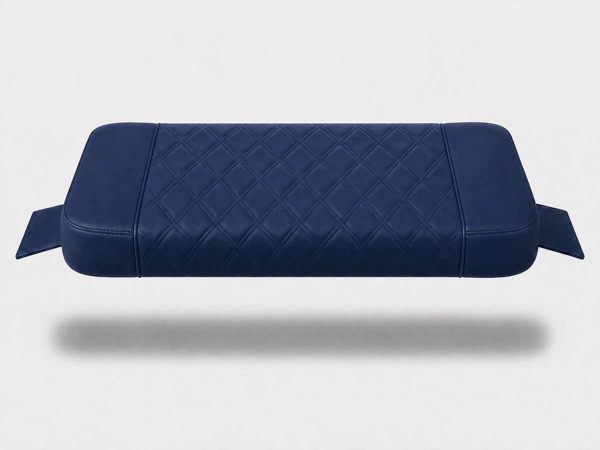 CMJ Double Diamond Cooler Cushion with Matching Piping