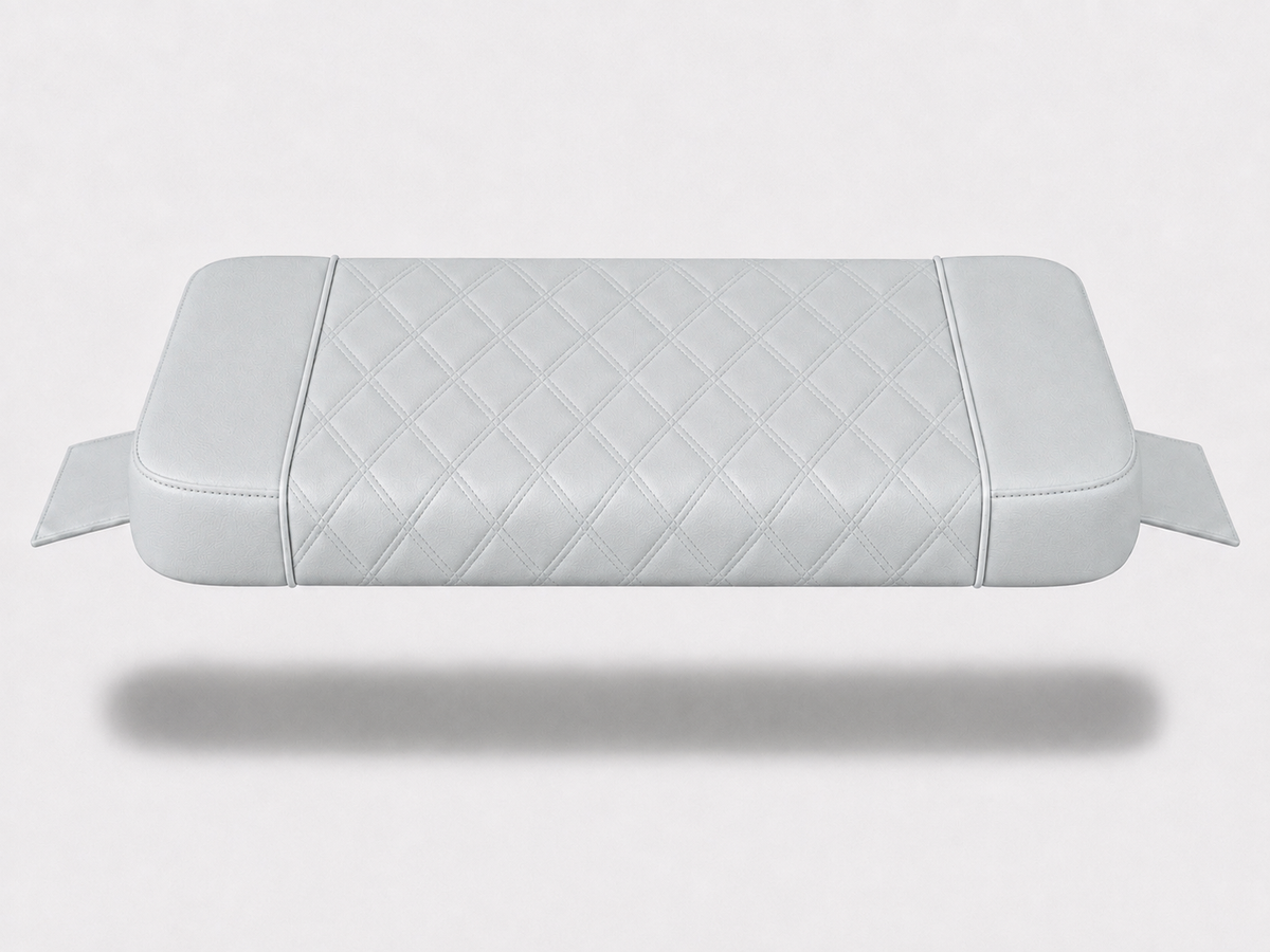 CMJ Double Diamond Cooler Cushion with Matching Piping