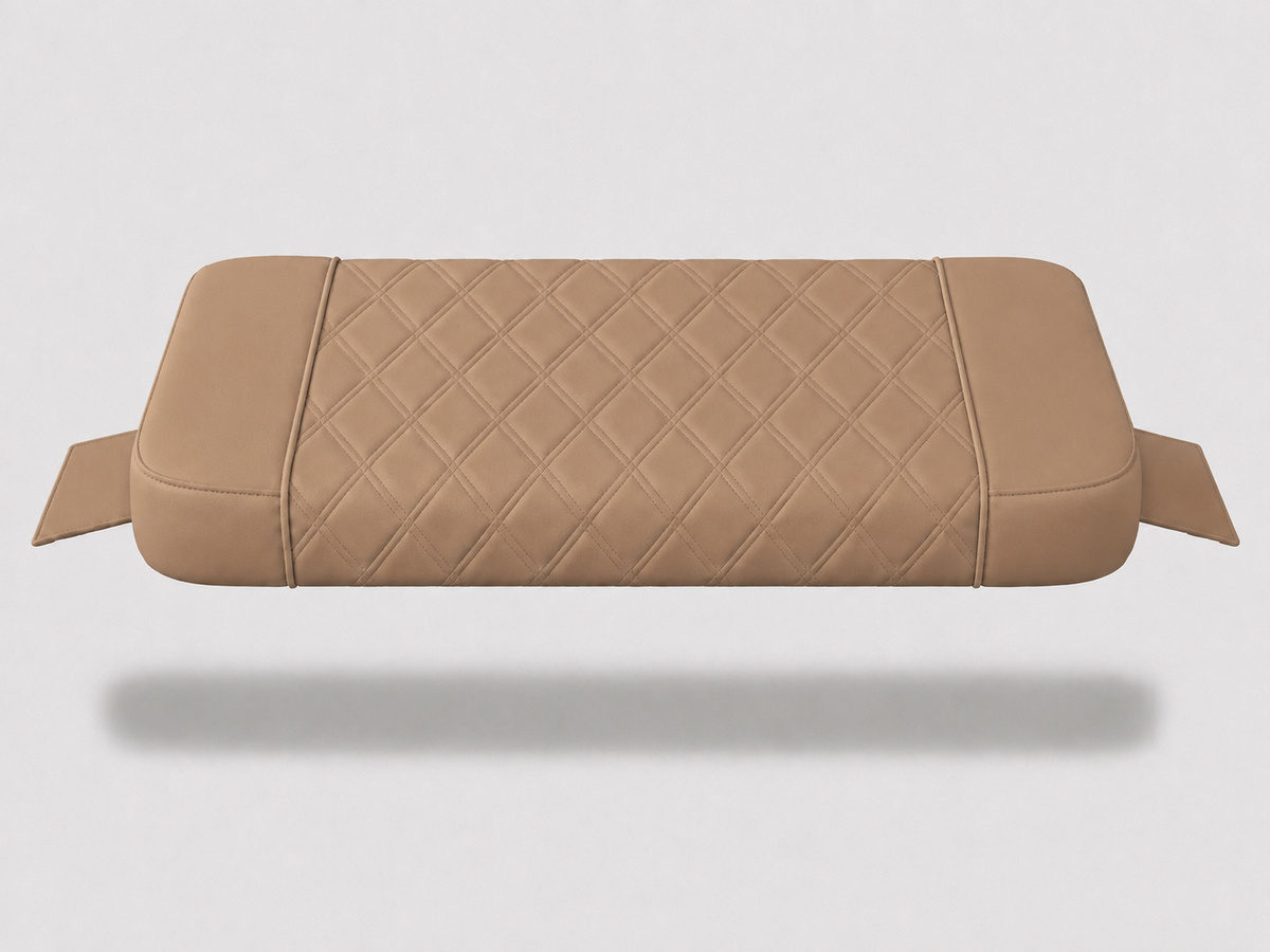 CMJ Double Diamond Cooler Cushion with Matching Piping